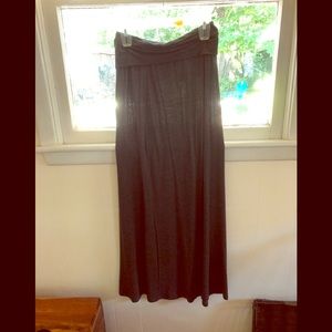 Maxi knit casual funky skirt